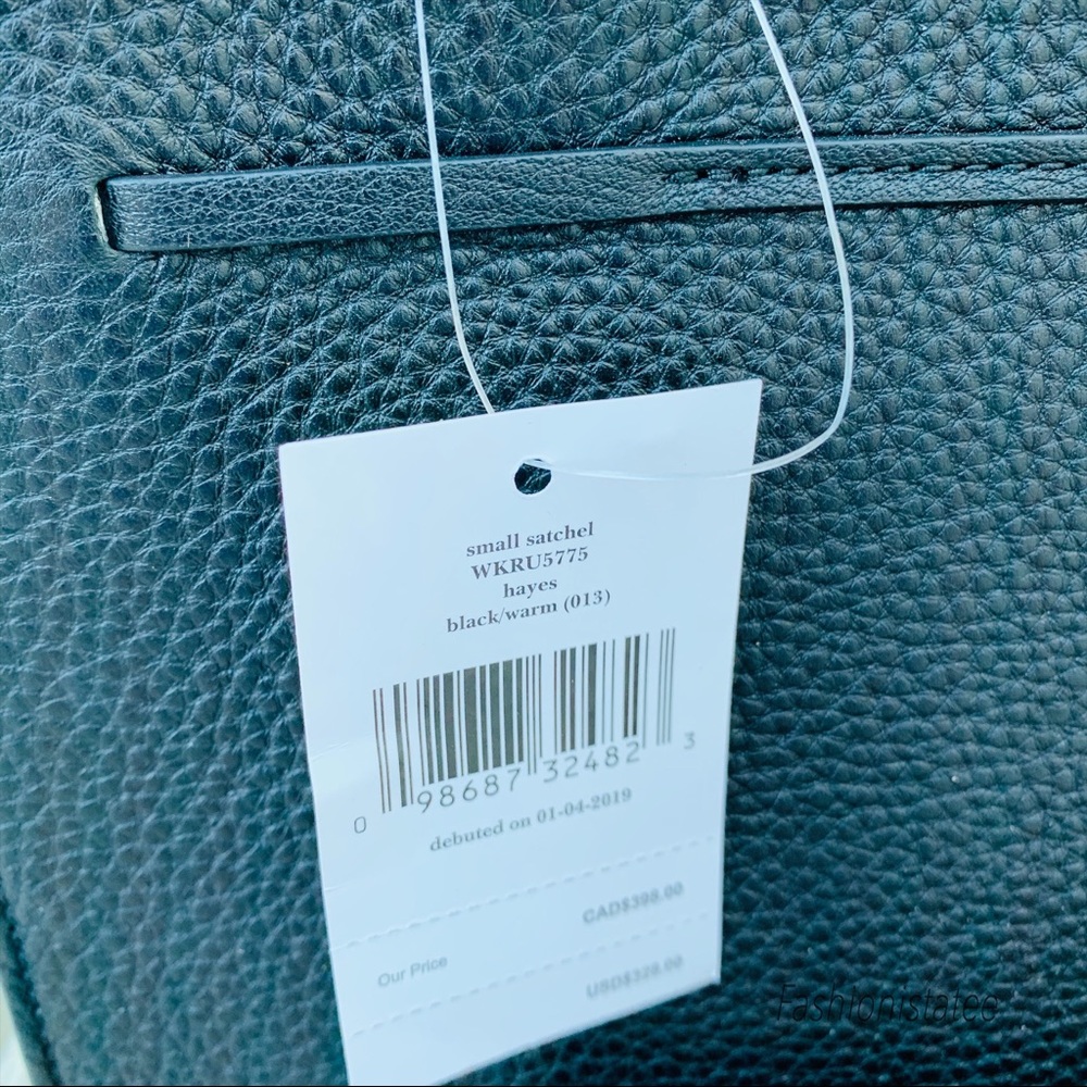 Kate spade small Hayes satchel black crossbody - Picture 6 of 6